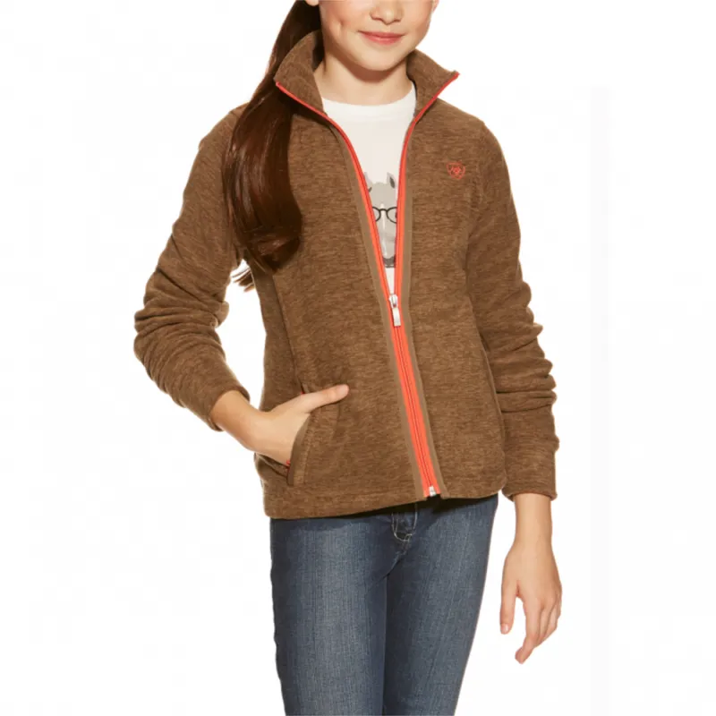 Ariat Girls Zenith Fleece Jacket - Morel